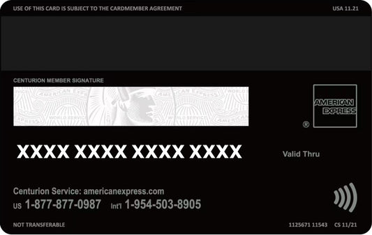 New Floral Black American Express