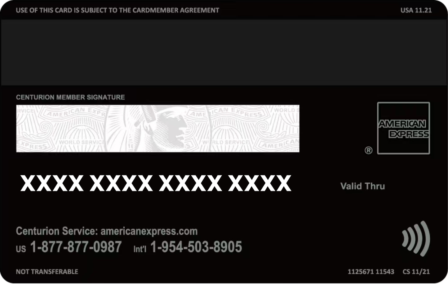 New Floral Black American Express