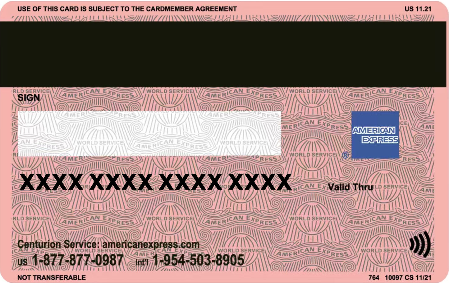 Rose Gold American Express
