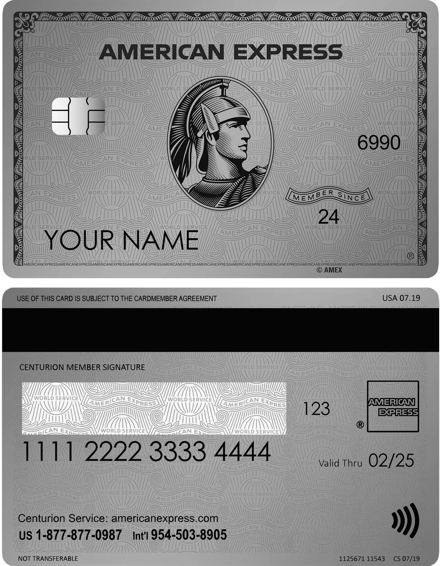 Silver American Express